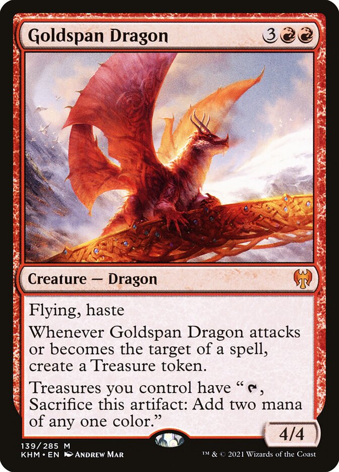 Goldspan Dragon (139) - Kaldheim (KHM)