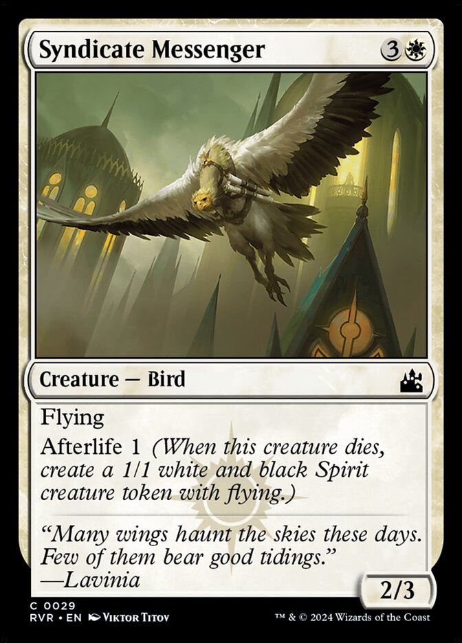 Syndicate Messenger (29) - Ravnica Remastered (RVR)