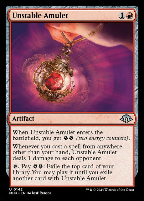 Unstable Amulet (142) - Modern Horizons 3 (MH3)