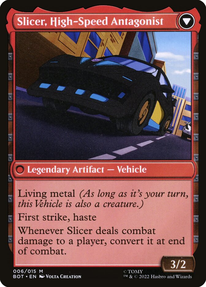 Slicer, Hired Muscle // Slicer, High-Speed Antagonist (6) - Transformers (BOT)