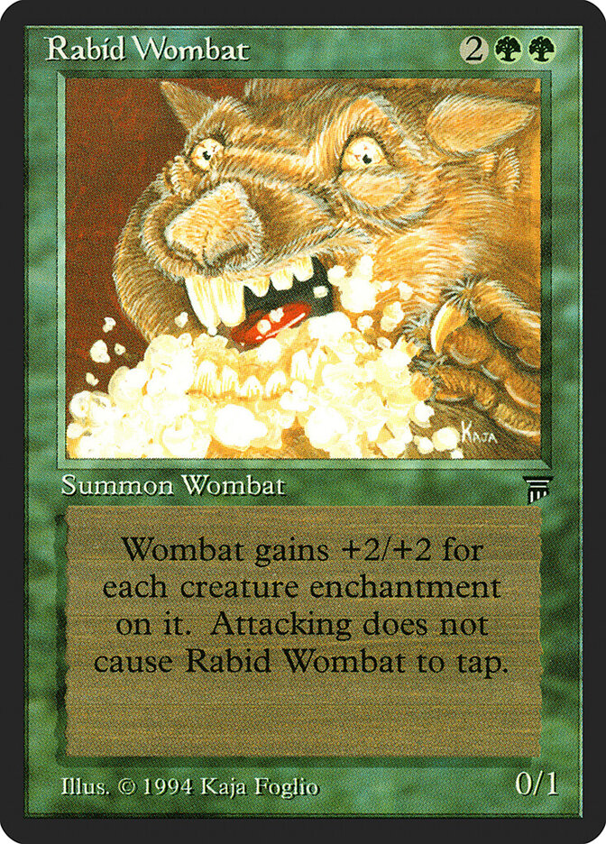 Rabid Wombat (198) - Legends (LEG)