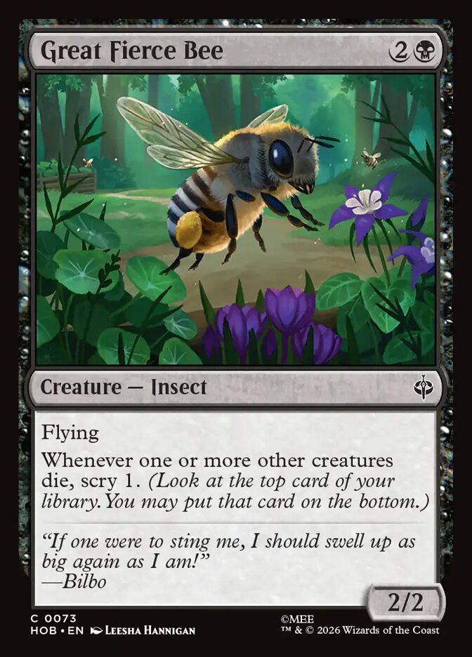 Great Fierce Bee (73) - The Hobbit (HOB)