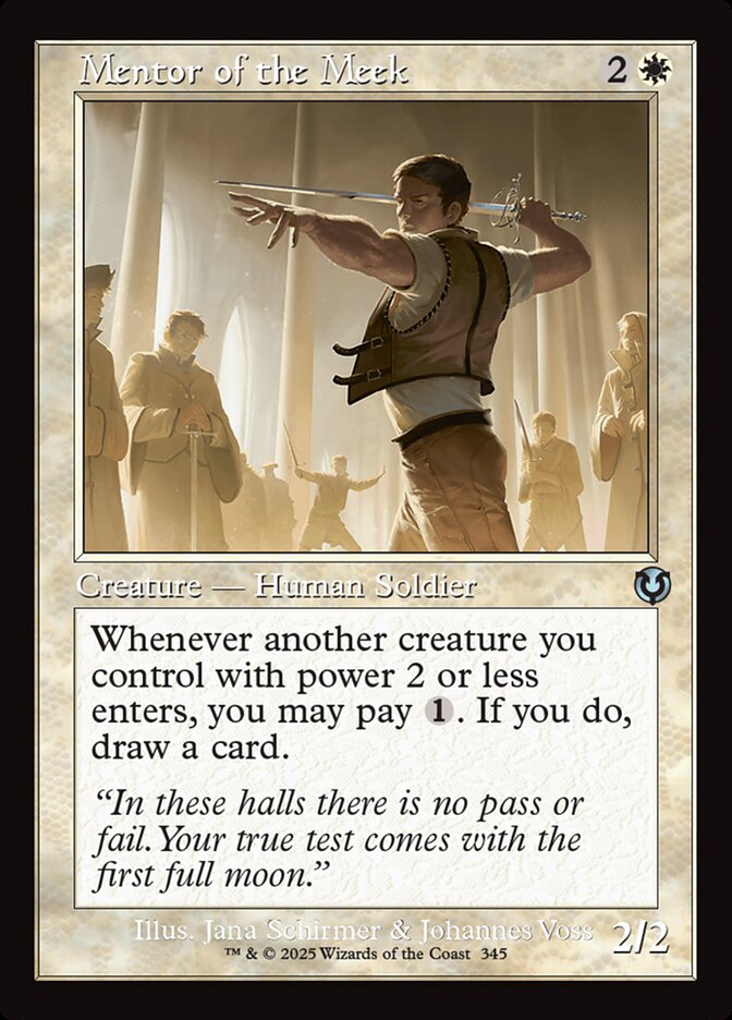 Mentor of the Meek - [Foil, Retro Frame] Innistrad Remastered (INR)