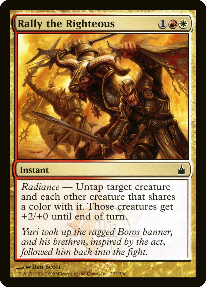 Rally the Righteous (222) - Ravnica: City of Guilds (RAV)
