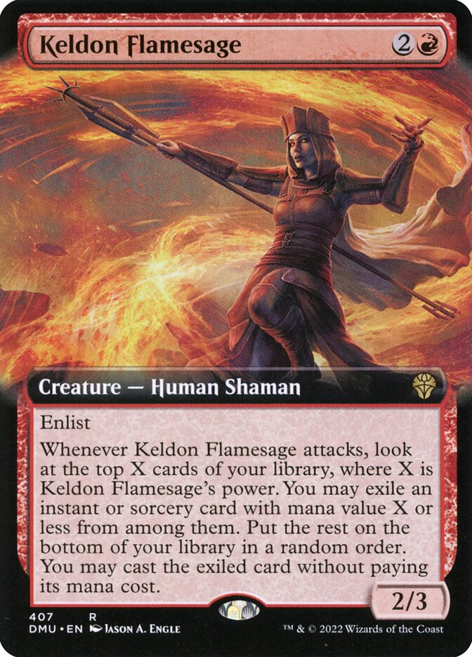 Keldon Flamesage (407) - Dominaria United (DMU)