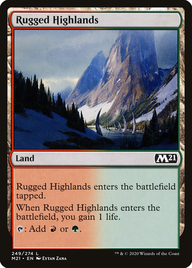 Rugged Highlands (249) - Core Set 2021 (M21)