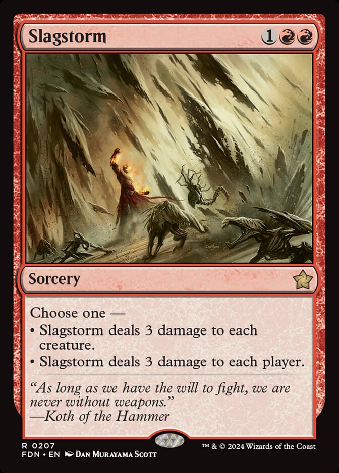Slagstorm - [Foil] Foundations (FDN)
