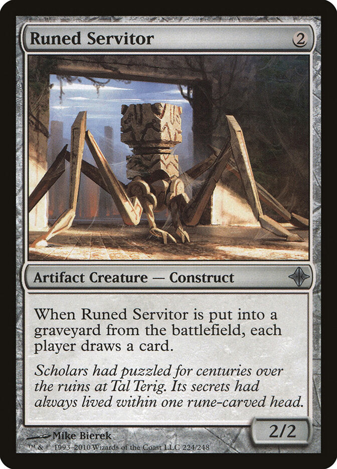 Runed Servitor (224) - Rise of the Eldrazi (ROE)