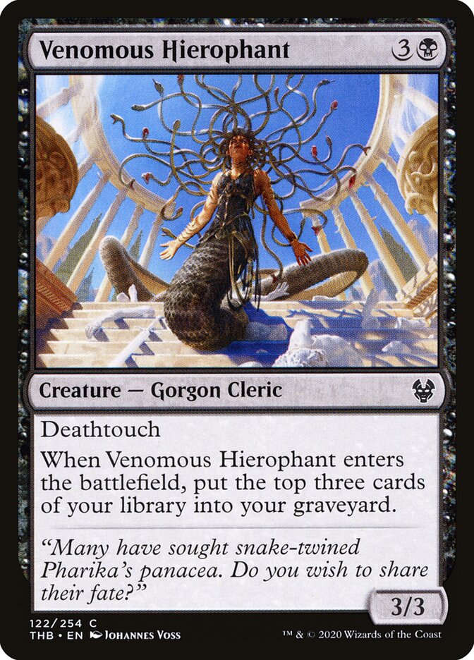 Venomous Hierophant (122) - Theros Beyond Death (THB)