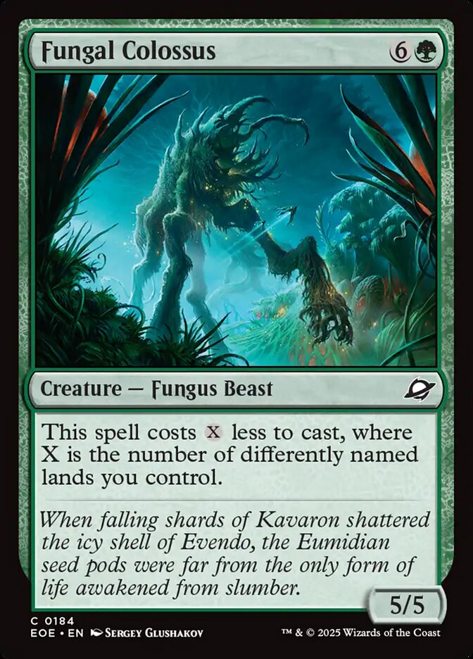 Fungal Colossus (184) - [Foil] Edge of Eternities (EOE)
