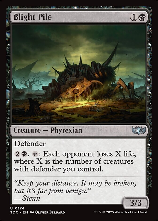 Blight Pile (174) - Tarkir: Dragonstorm Commander (TDC)