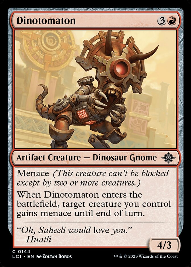 Dinotomaton (144) - The Lost Caverns of Ixalan (LCI)