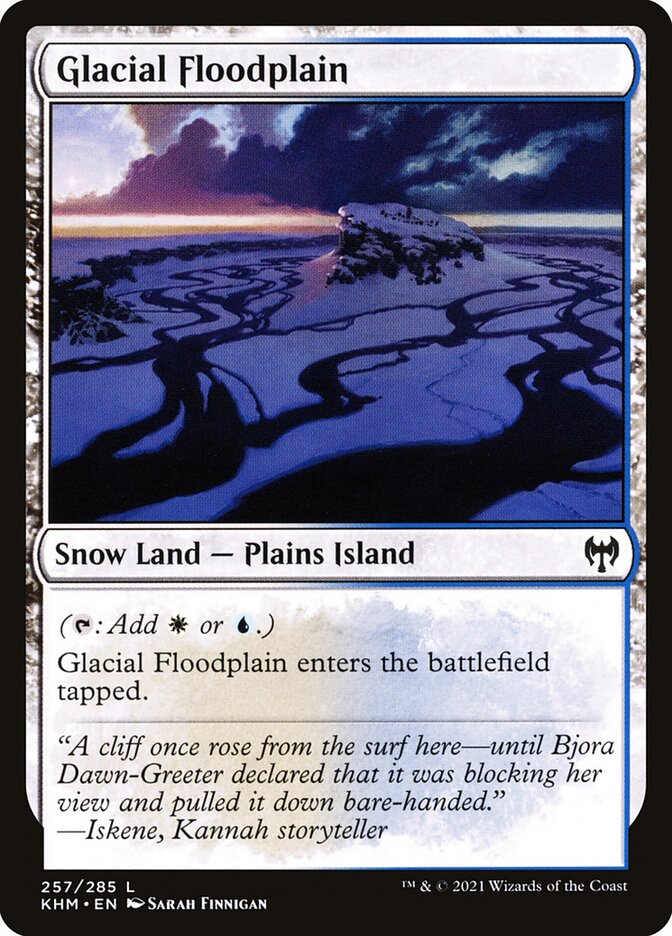 Glacial Floodplain (257) - Kaldheim (KHM)