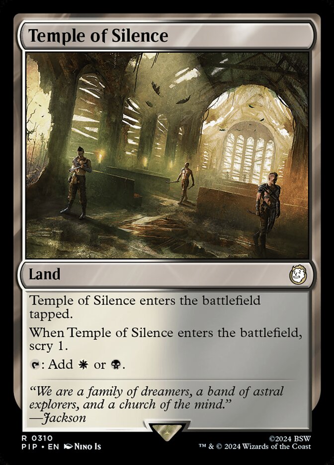 Temple of Silence - [Foil] Fallout (PIP)