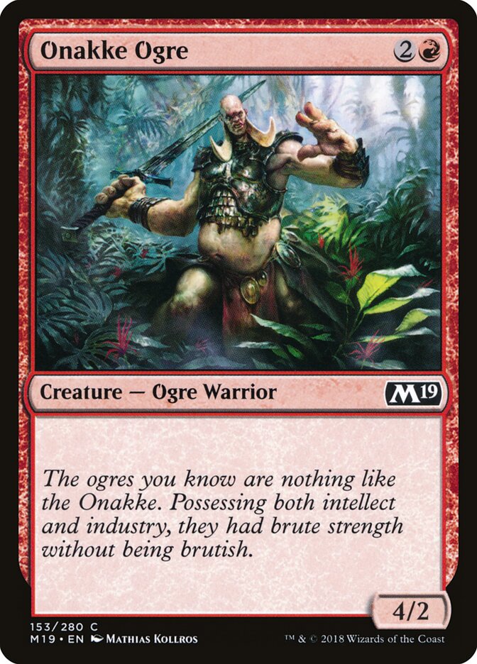 Onakke Ogre (153) - Core Set 2019 (M19)