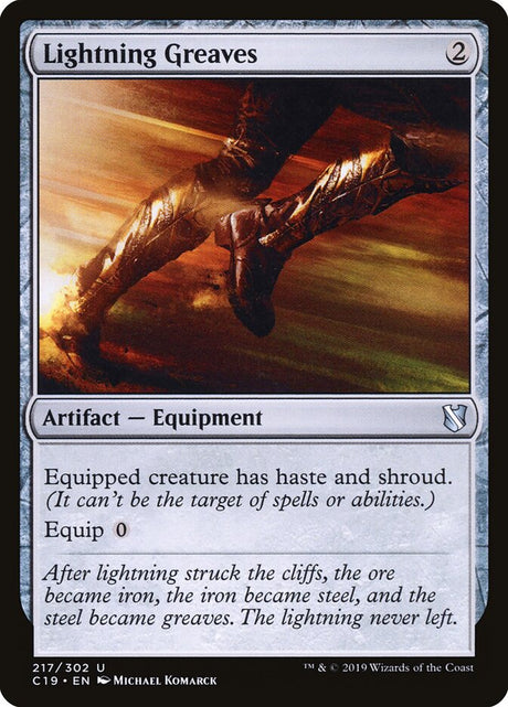 Lightning Greaves (217) - Commander 2019 (C19)
