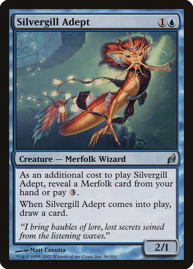 Silvergill Adept (86) - Lorwyn (LRW)