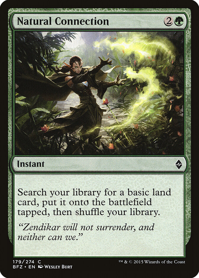 Natural Connection (179) - Battle for Zendikar (BFZ)