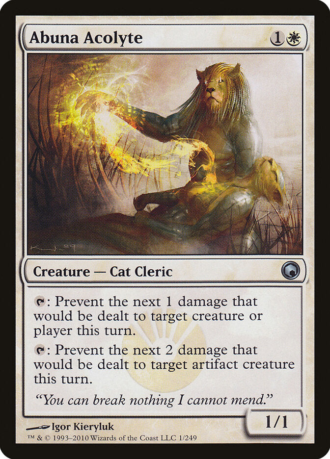 Abuna Acolyte (1) - Scars of Mirrodin (SOM)
