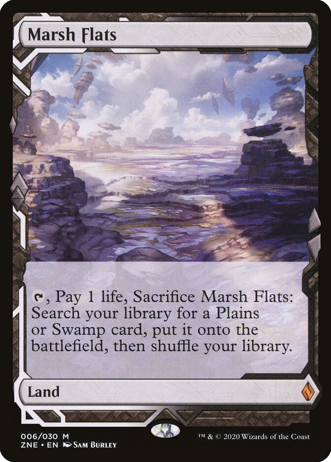 Marsh Flats (6) - Zendikar Rising Expeditions (ZNE)