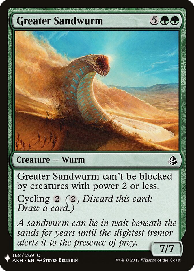 Greater Sandwurm (AKH-168) - The List (PLST)