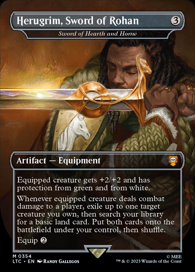 Herugrim, Sword of Rohan - Sword of Hearth and Home (354) - Tales of Middle-earth Commander (LTC)