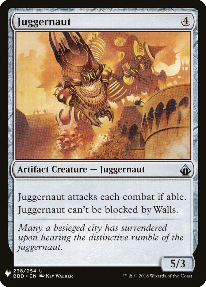 Juggernaut (BBD-238) - The List (PLST)