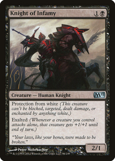 Knight of Infamy (96) - Magic 2013 (M13)