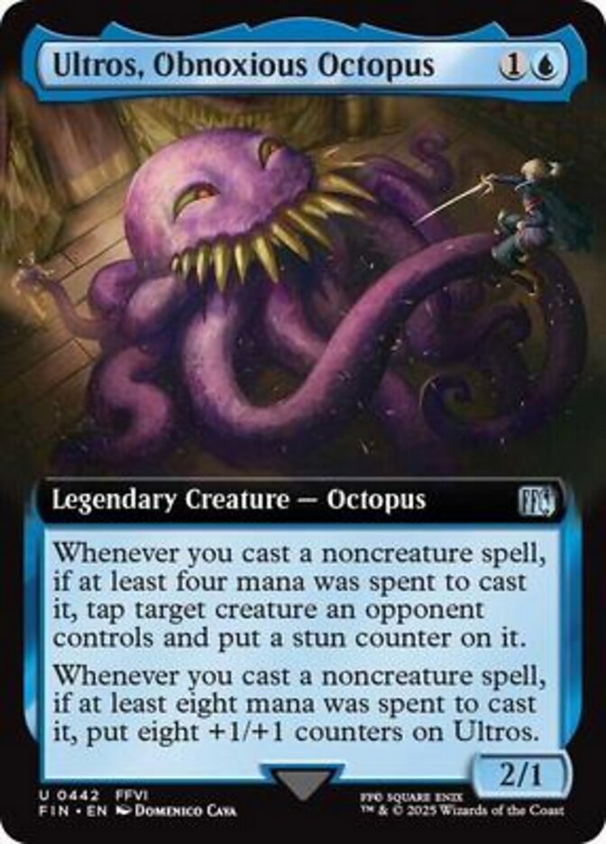 Ultros, Obnoxious Octopus (442) - [Foil, Extended Art] Final Fantasy (FIN)
