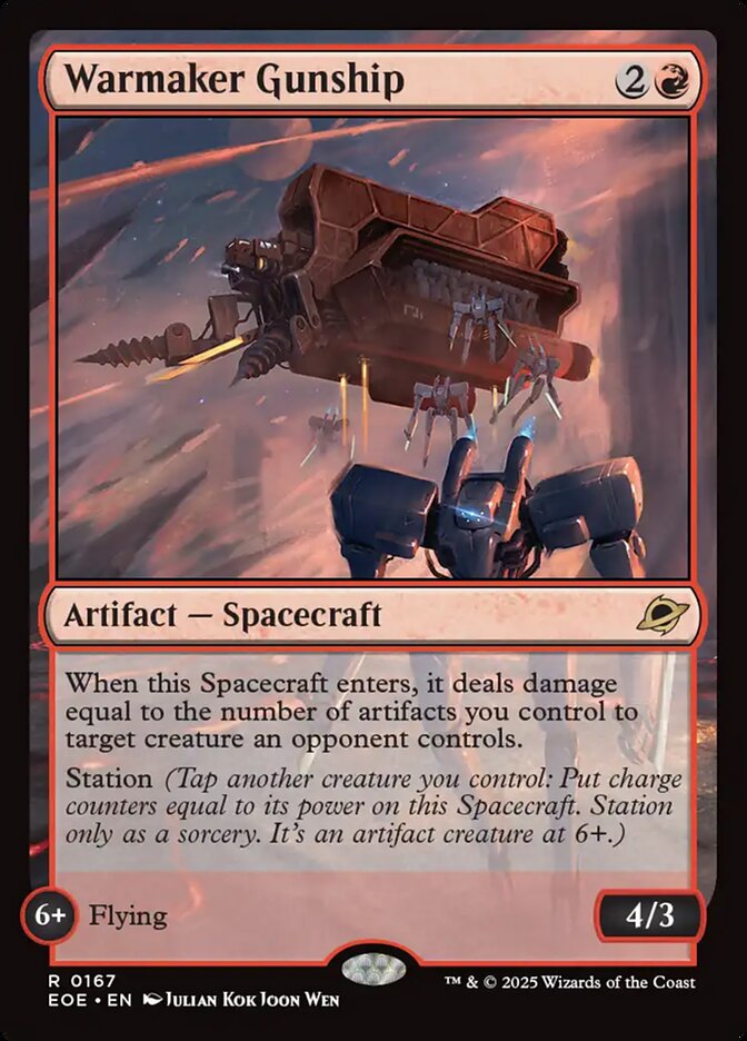 Warmaker Gunship (167) - Edge of Eternities (EOE)