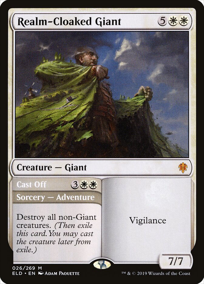 Realm-Cloaked Giant // Cast Off (26) - Throne of Eldraine (ELD)
