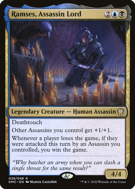 Ramses, Assassin Lord (39) - Dominaria United Commander (DMC)