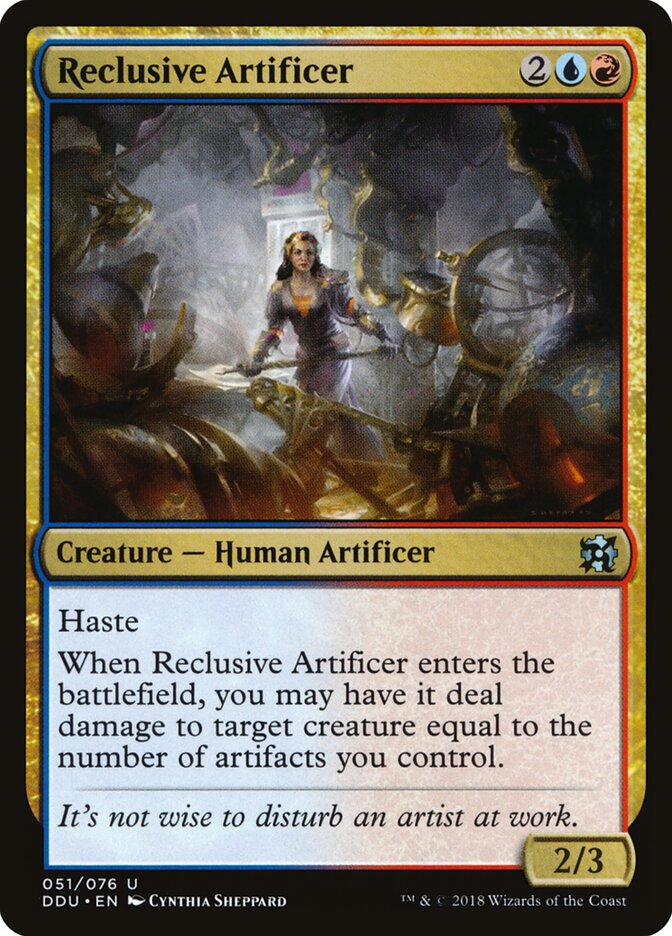 Reclusive Artificer (51) - Duel Decks: Elves vs. Inventors (DDU)