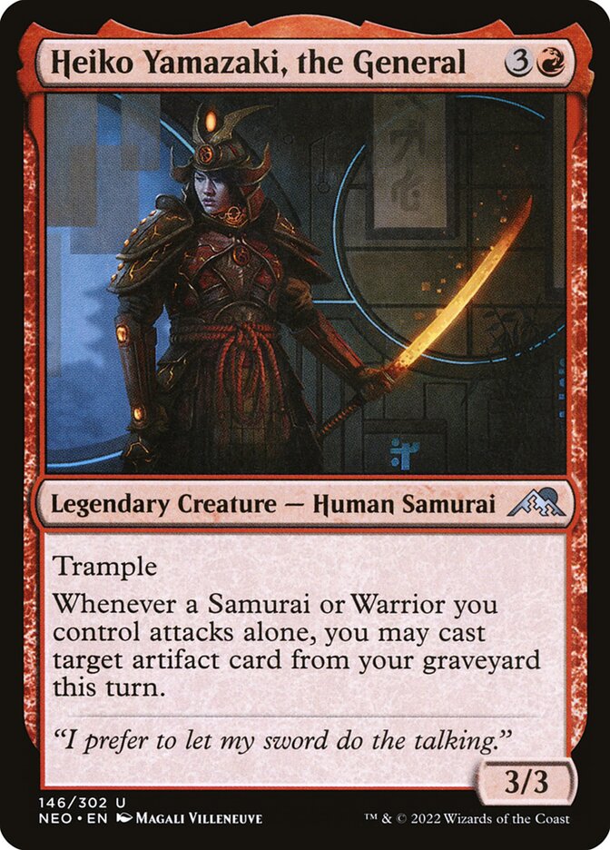Heiko Yamazaki, the General (146) - Kamigawa: Neon Dynasty (NEO)
