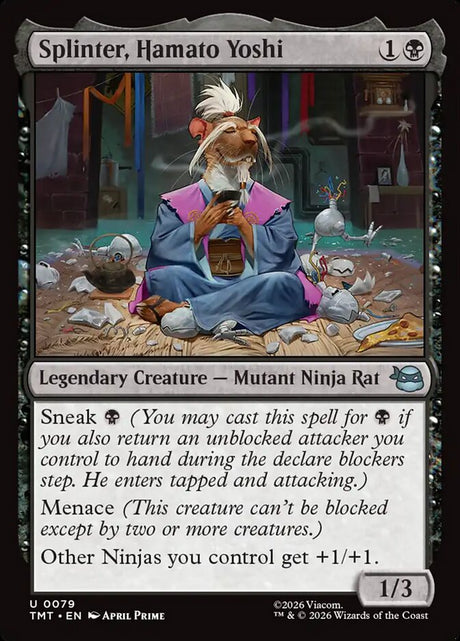 Splinter, Hamato Yoshi (79) - Teenage Mutant Ninja Turtles (TMT)