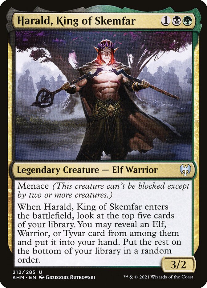 Harald, King of Skemfar (212) - Kaldheim (KHM)