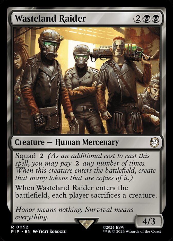 Wasteland Raider - [Foil] Fallout (PIP)