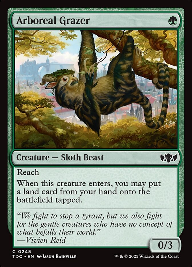 Arboreal Grazer (245) - Tarkir: Dragonstorm Commander (TDC)