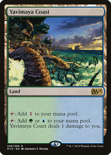 Yavimaya Coast (249) - Magic 2015 (M15)