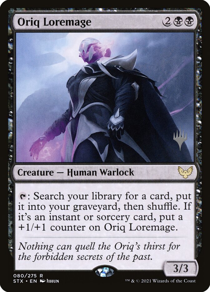 Oriq Loremage (80p) - Strixhaven: School of Mages Promos (PSTX)
