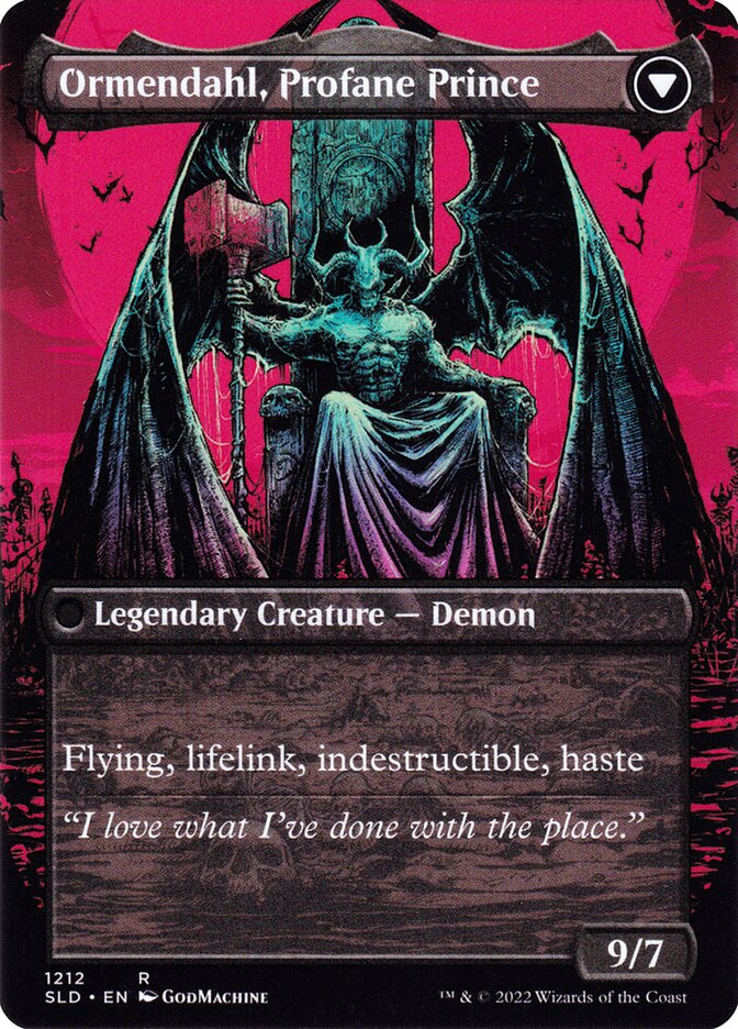 Westvale Abbey // Ormendahl, Profane Prince (1212) - Secret Lair Drop (SLD)