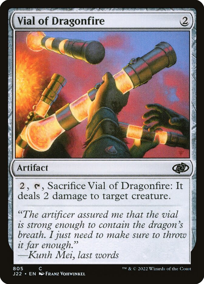 Vial of Dragonfire (805) - Jumpstart 2022 (J22)