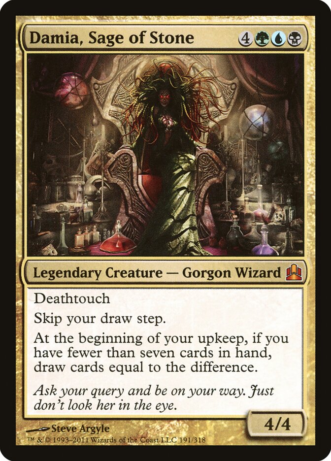 Damia, Sage of Stone (191) - Commander 2011 (CMD)