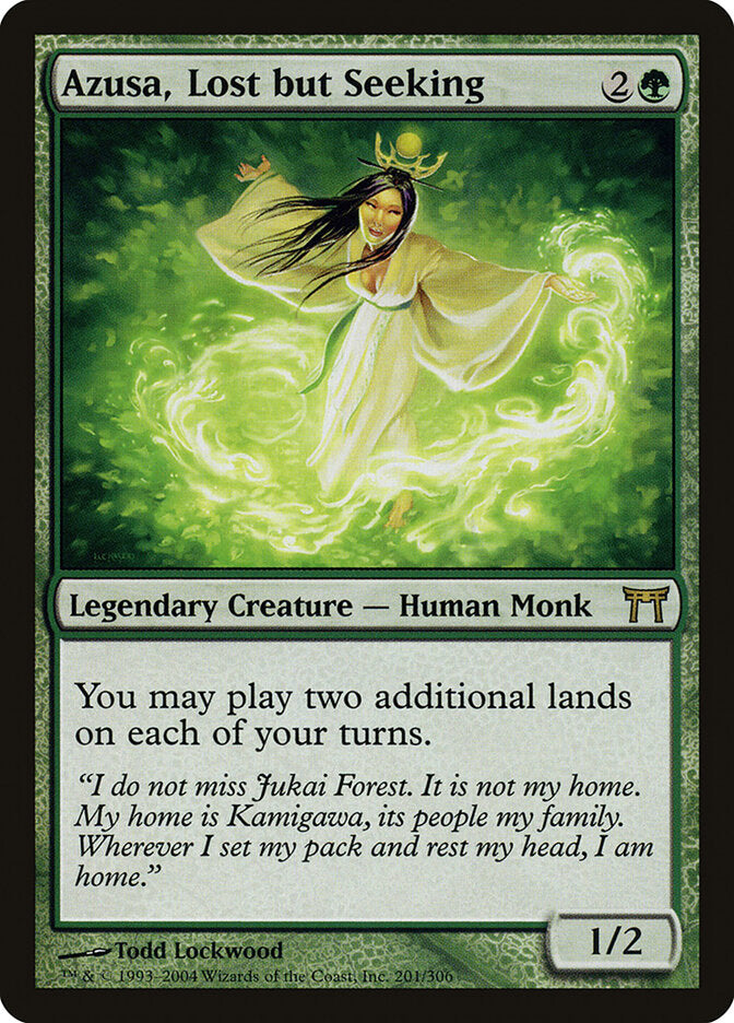 Azusa, Lost but Seeking (201) - Champions of Kamigawa (CHK)