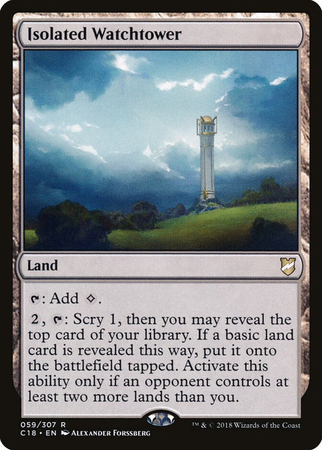 Isolated Watchtower (59) - Commander 2018 (C18)