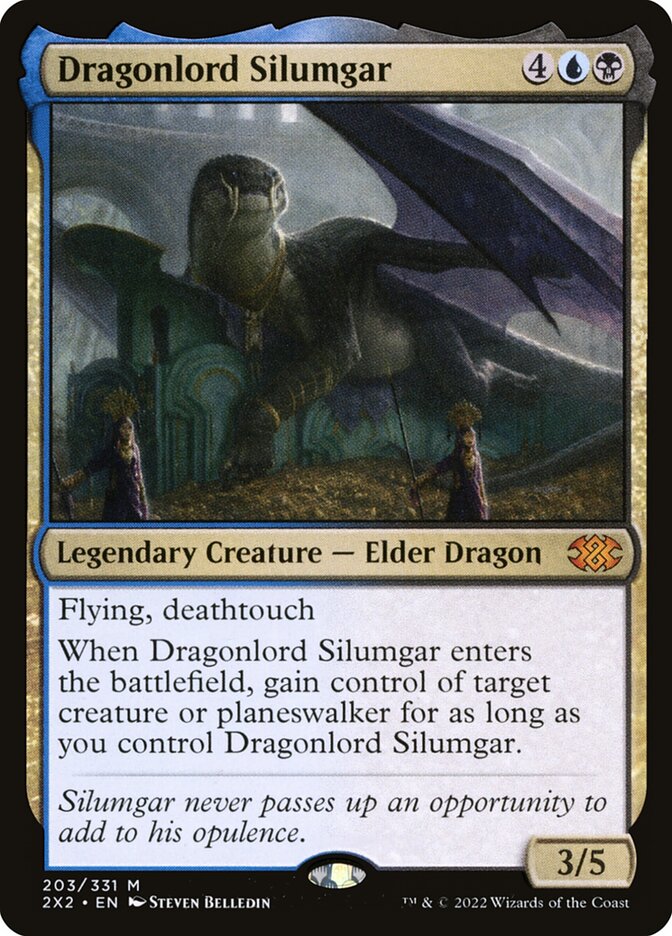 Dragonlord Silumgar (203) - Double Masters 2022 (2X2)