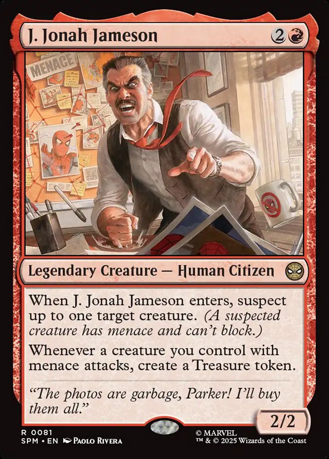 J. Jonah Jameson (81) - [Foil] Marvel's Spider-Man (SPM)