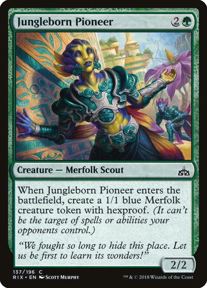 Jungleborn Pioneer (137) - Rivals of Ixalan (RIX)