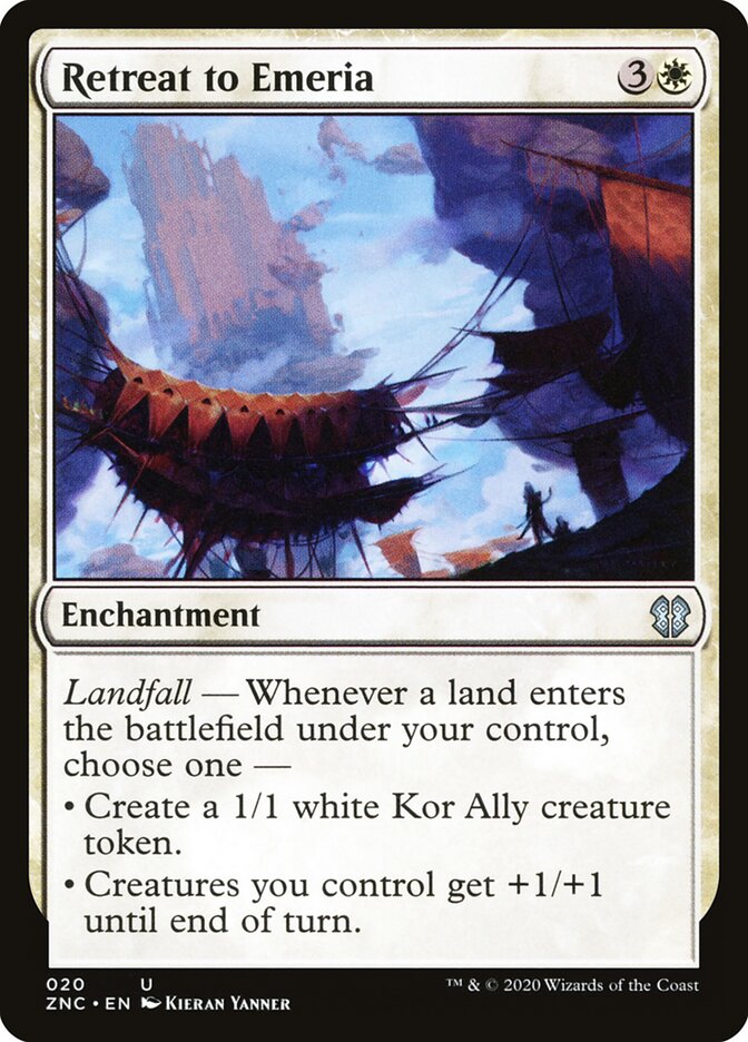 Retreat to Emeria (20) - Zendikar Rising Commander (ZNC)