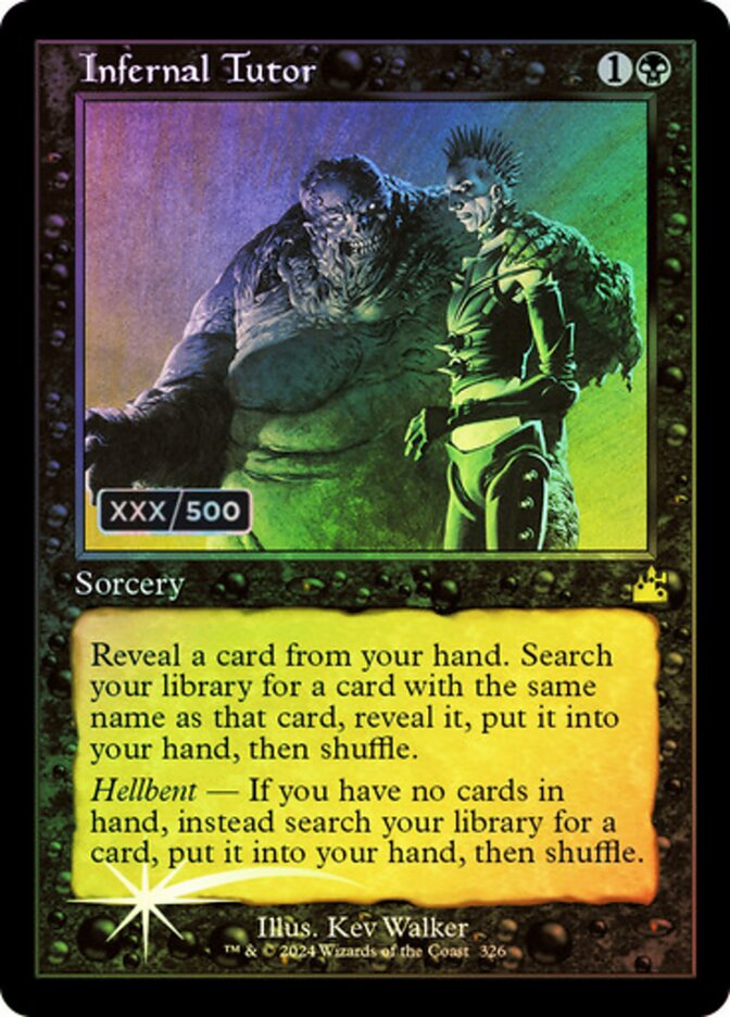 Infernal Tutor (326z) - Ravnica Remastered (RVR)